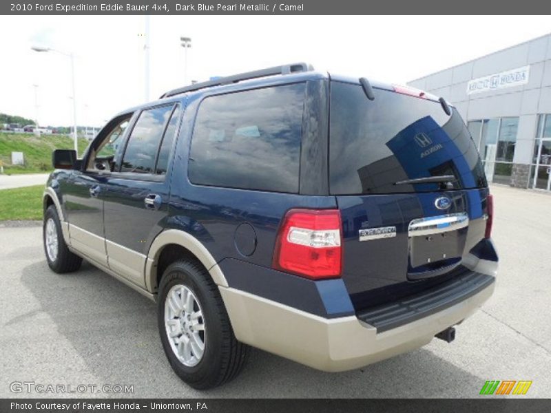 Dark Blue Pearl Metallic / Camel 2010 Ford Expedition Eddie Bauer 4x4