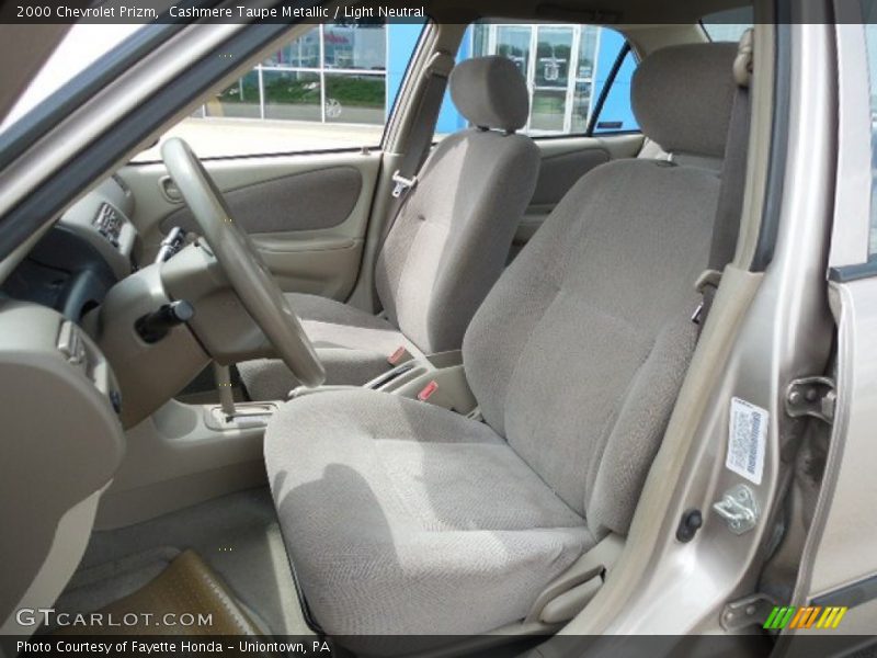 Cashmere Taupe Metallic / Light Neutral 2000 Chevrolet Prizm
