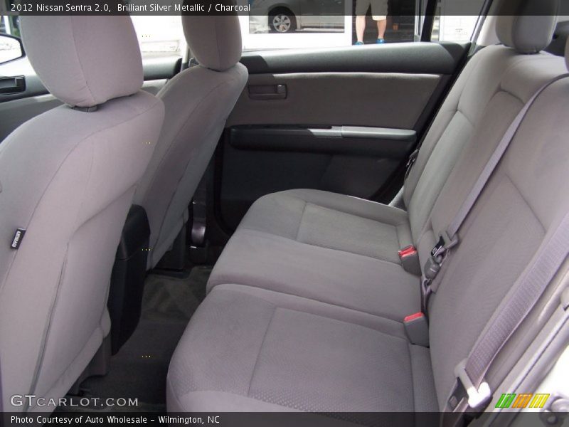 Brilliant Silver Metallic / Charcoal 2012 Nissan Sentra 2.0