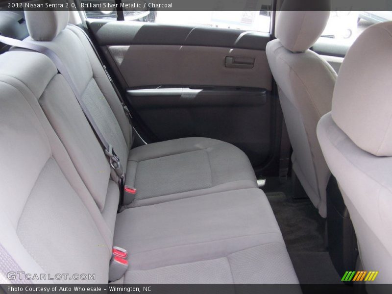 Brilliant Silver Metallic / Charcoal 2012 Nissan Sentra 2.0