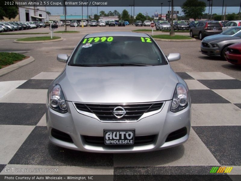 Brilliant Silver / Charcoal 2012 Nissan Altima 2.5 S Coupe