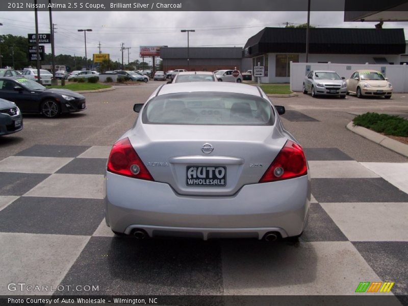 Brilliant Silver / Charcoal 2012 Nissan Altima 2.5 S Coupe