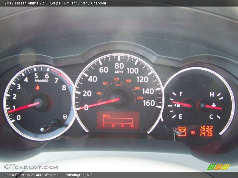 Brilliant Silver / Charcoal 2012 Nissan Altima 2.5 S Coupe