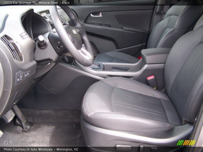 Front Seat of 2011 Sportage SX