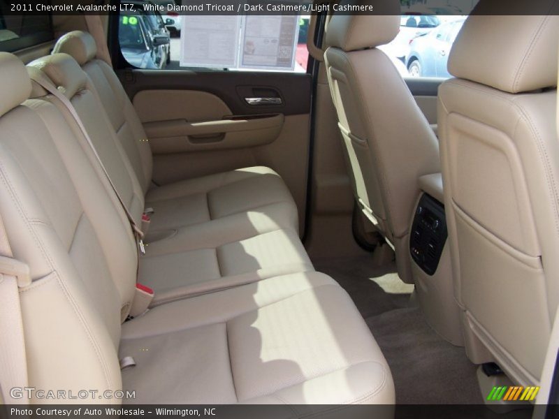 White Diamond Tricoat / Dark Cashmere/Light Cashmere 2011 Chevrolet Avalanche LTZ