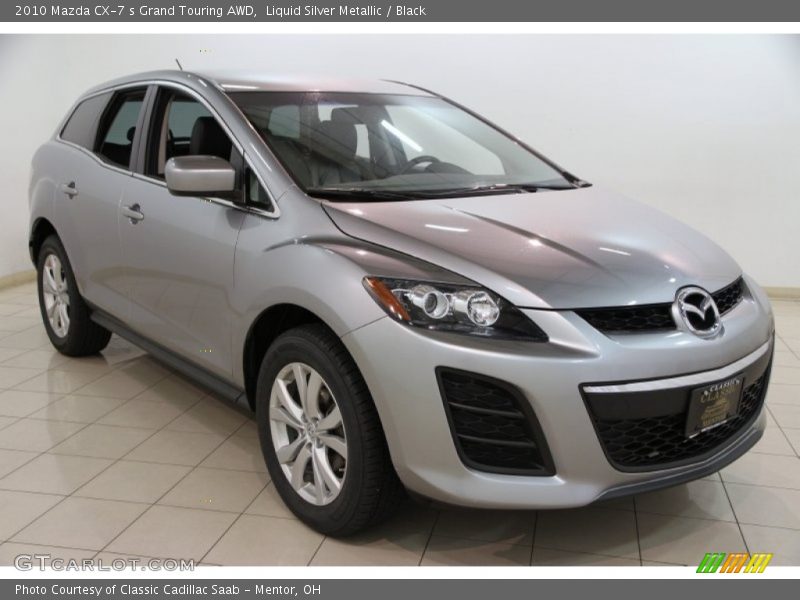 Liquid Silver Metallic / Black 2010 Mazda CX-7 s Grand Touring AWD
