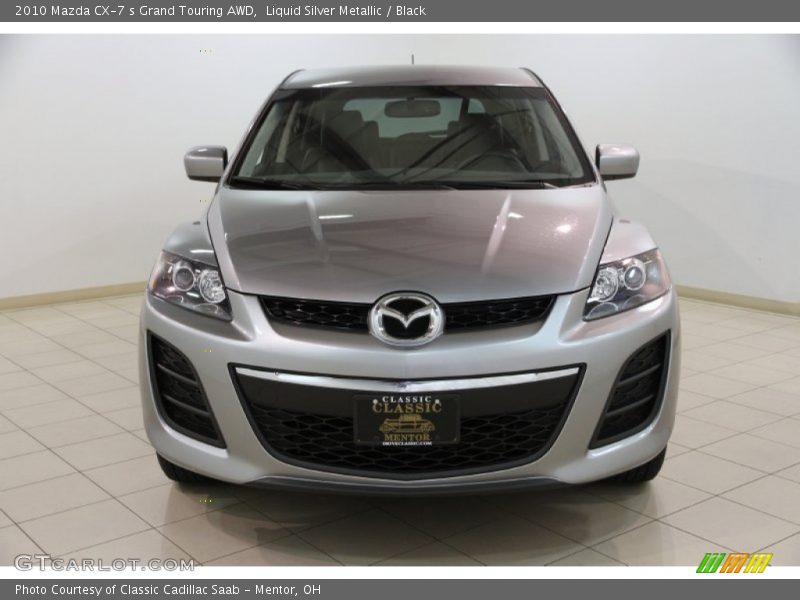 Liquid Silver Metallic / Black 2010 Mazda CX-7 s Grand Touring AWD