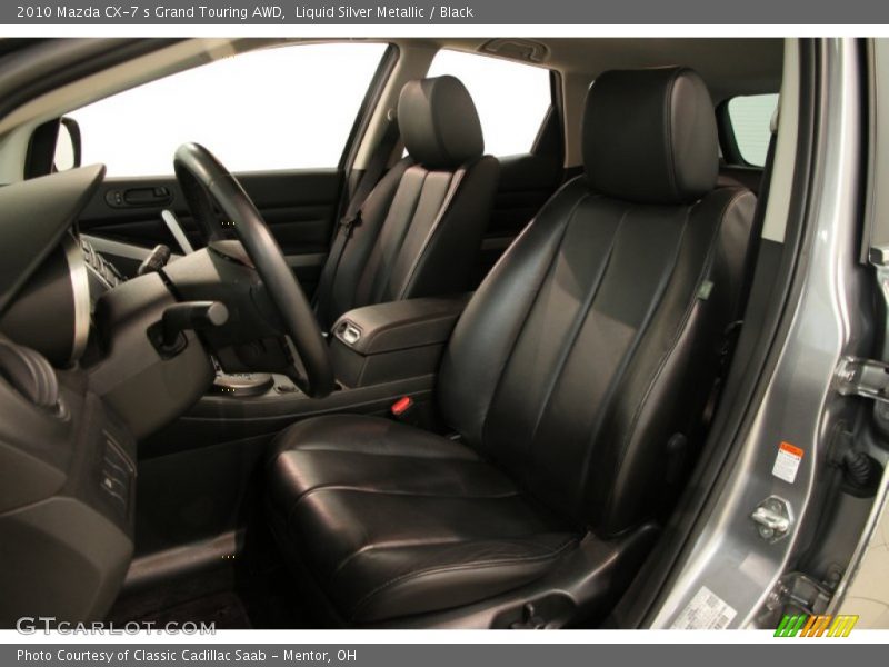 Liquid Silver Metallic / Black 2010 Mazda CX-7 s Grand Touring AWD