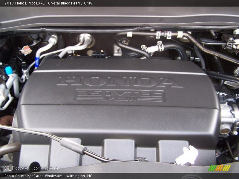 Crystal Black Pearl / Gray 2013 Honda Pilot EX-L