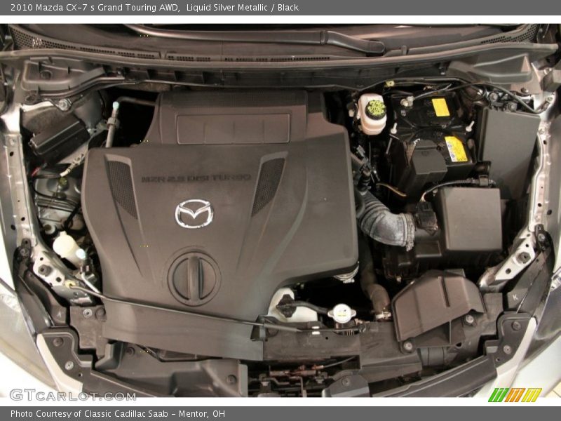 Liquid Silver Metallic / Black 2010 Mazda CX-7 s Grand Touring AWD