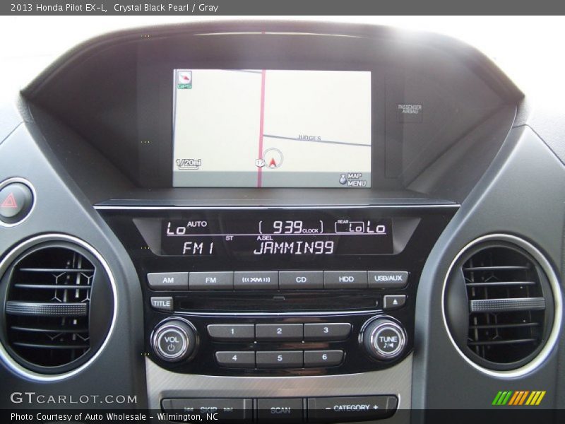 Crystal Black Pearl / Gray 2013 Honda Pilot EX-L