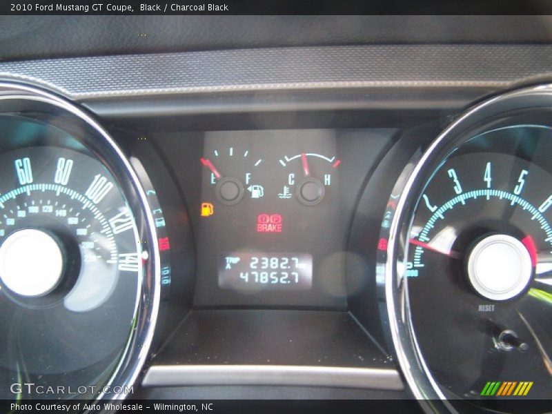 Black / Charcoal Black 2010 Ford Mustang GT Coupe