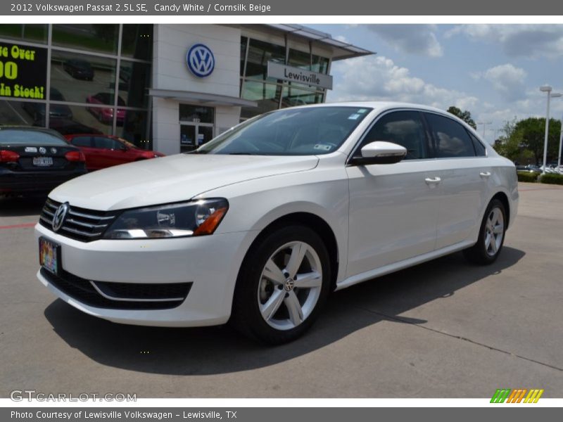Candy White / Cornsilk Beige 2012 Volkswagen Passat 2.5L SE