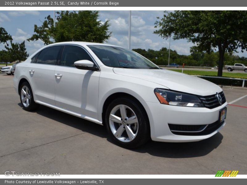 Candy White / Cornsilk Beige 2012 Volkswagen Passat 2.5L SE