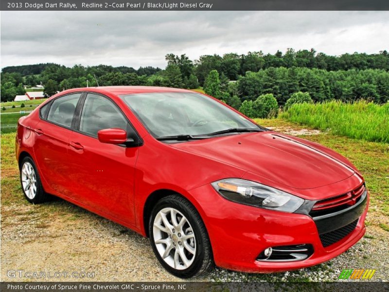 Redline 2-Coat Pearl / Black/Light Diesel Gray 2013 Dodge Dart Rallye
