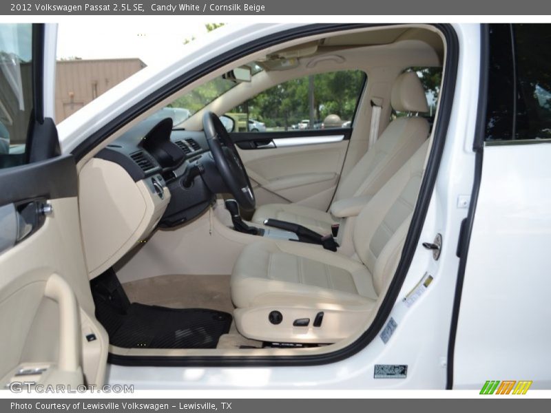 Candy White / Cornsilk Beige 2012 Volkswagen Passat 2.5L SE