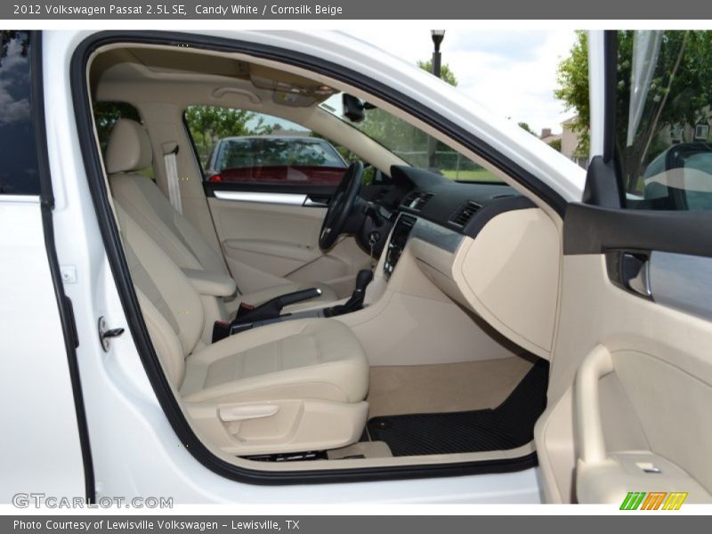 Candy White / Cornsilk Beige 2012 Volkswagen Passat 2.5L SE