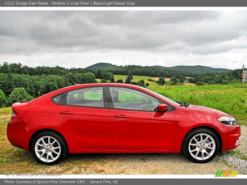 Redline 2-Coat Pearl / Black/Light Diesel Gray 2013 Dodge Dart Rallye