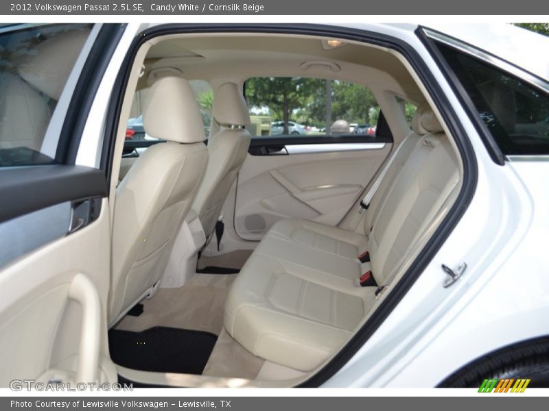 Candy White / Cornsilk Beige 2012 Volkswagen Passat 2.5L SE