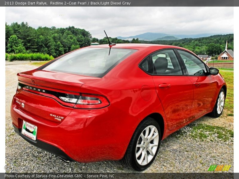Redline 2-Coat Pearl / Black/Light Diesel Gray 2013 Dodge Dart Rallye