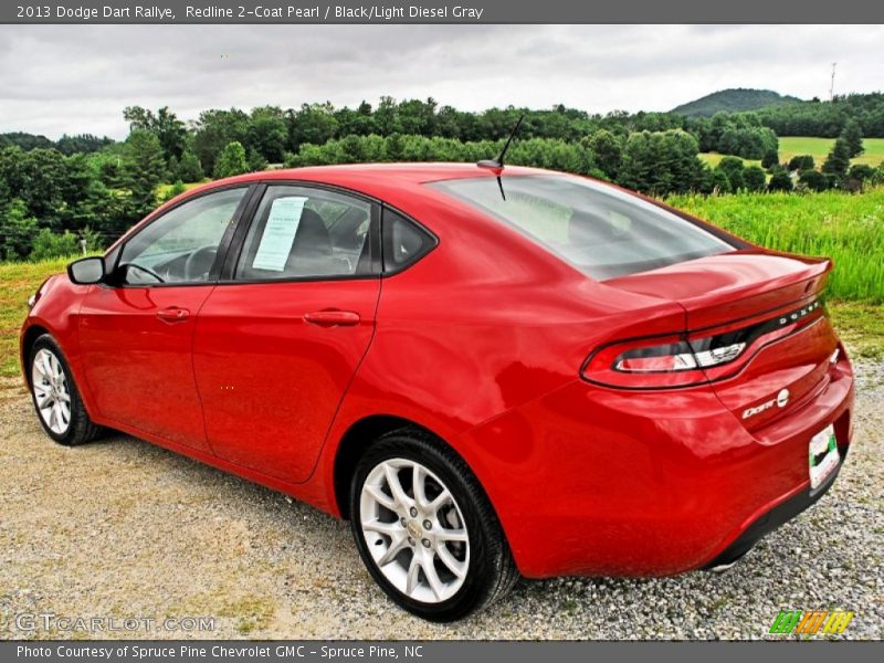 Redline 2-Coat Pearl / Black/Light Diesel Gray 2013 Dodge Dart Rallye