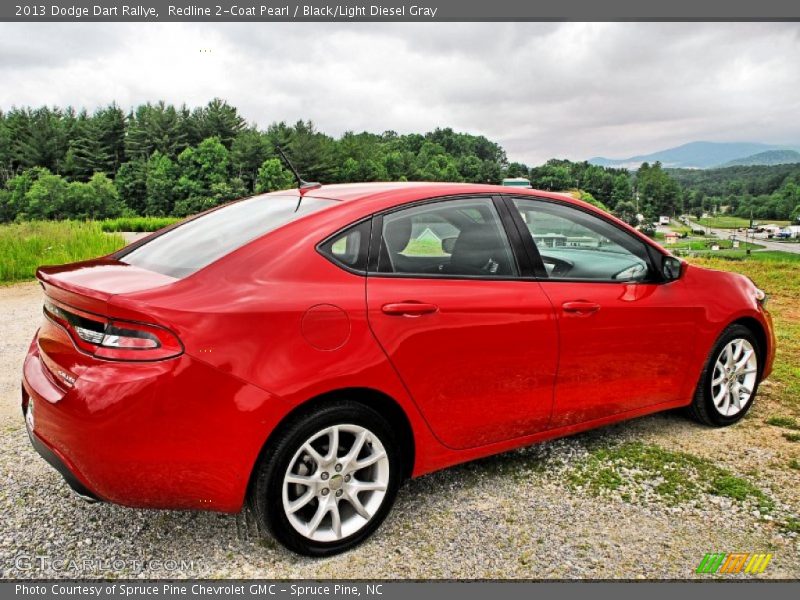 Redline 2-Coat Pearl / Black/Light Diesel Gray 2013 Dodge Dart Rallye
