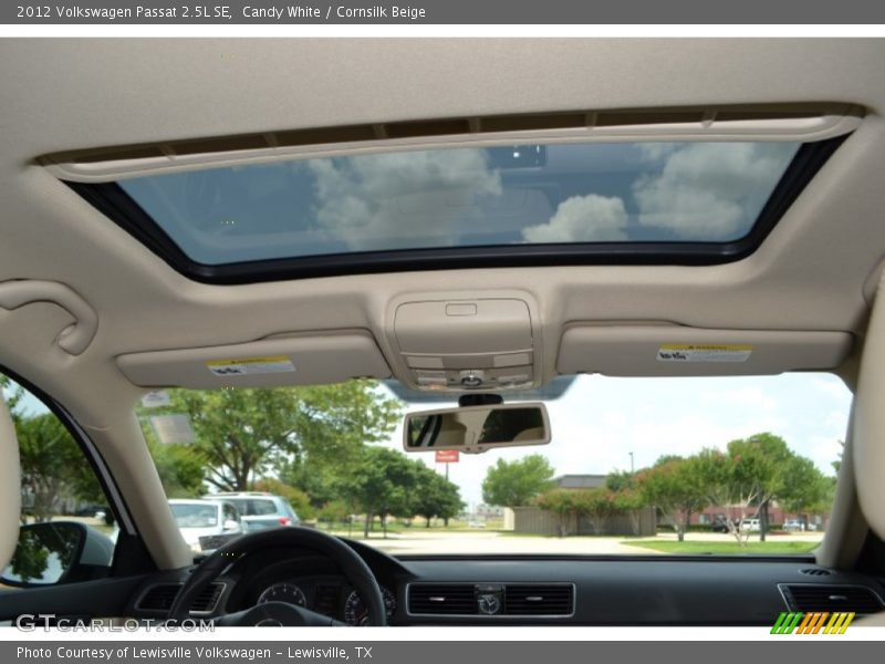 Candy White / Cornsilk Beige 2012 Volkswagen Passat 2.5L SE