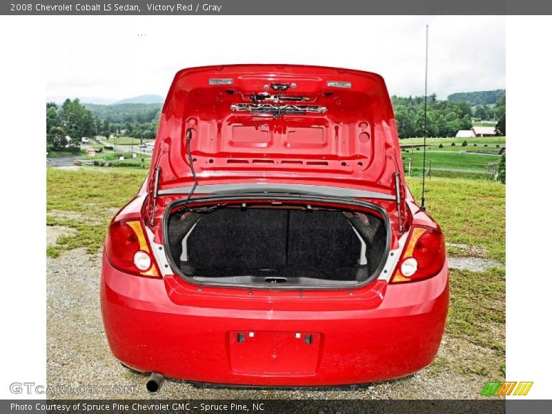 Victory Red / Gray 2008 Chevrolet Cobalt LS Sedan