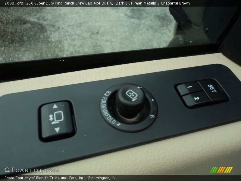 Dark Blue Pearl Metallic / Chaparral Brown 2008 Ford F350 Super Duty King Ranch Crew Cab 4x4 Dually