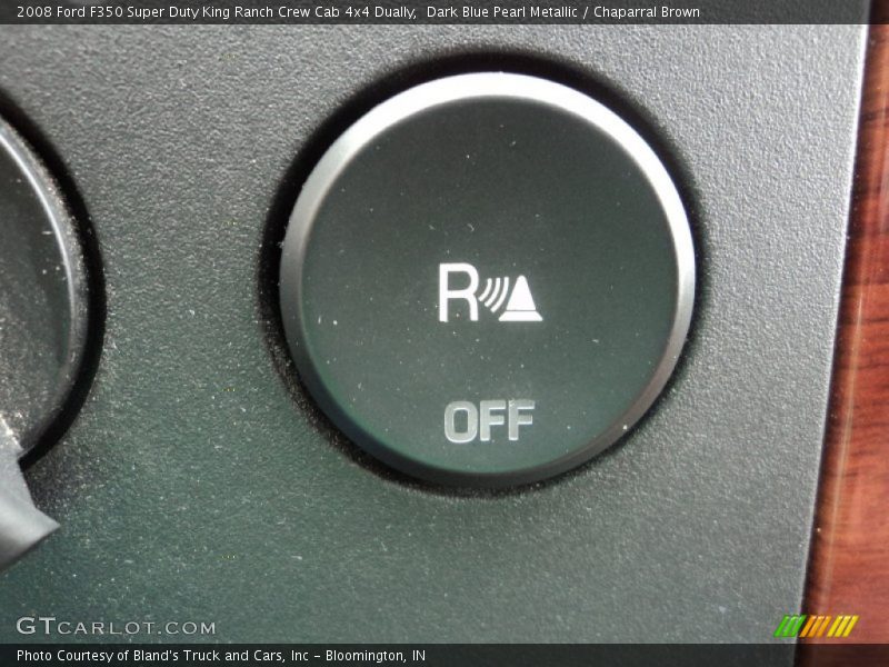 Dark Blue Pearl Metallic / Chaparral Brown 2008 Ford F350 Super Duty King Ranch Crew Cab 4x4 Dually