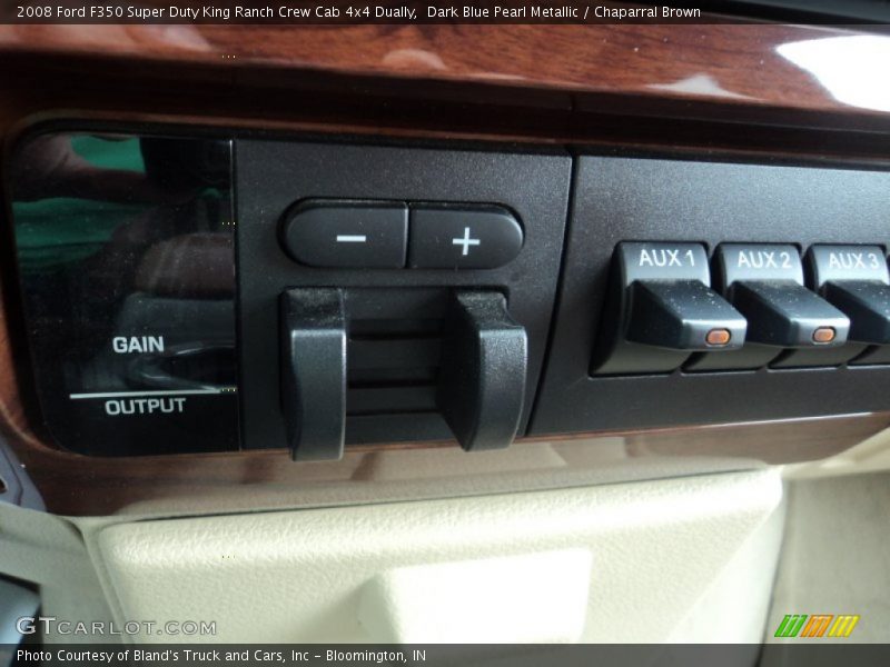 Dark Blue Pearl Metallic / Chaparral Brown 2008 Ford F350 Super Duty King Ranch Crew Cab 4x4 Dually