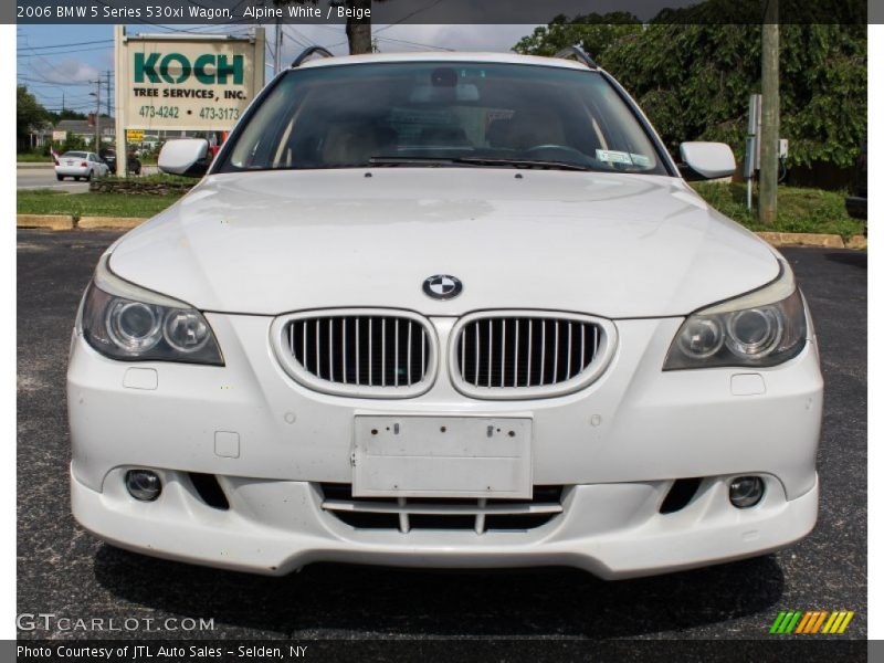 Alpine White / Beige 2006 BMW 5 Series 530xi Wagon
