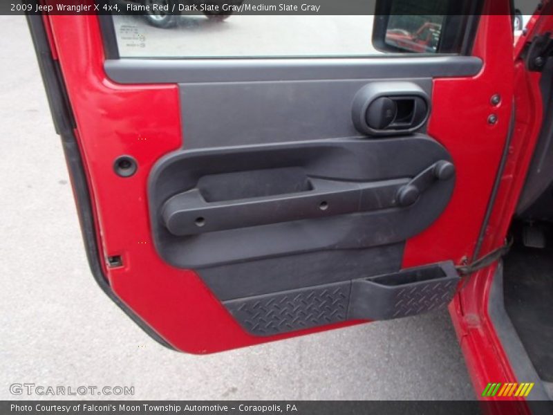 Flame Red / Dark Slate Gray/Medium Slate Gray 2009 Jeep Wrangler X 4x4
