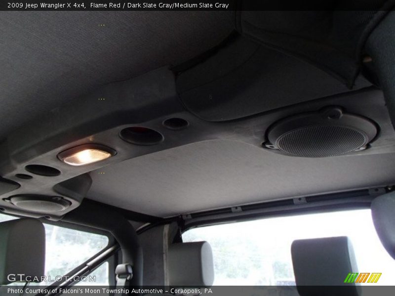 Flame Red / Dark Slate Gray/Medium Slate Gray 2009 Jeep Wrangler X 4x4