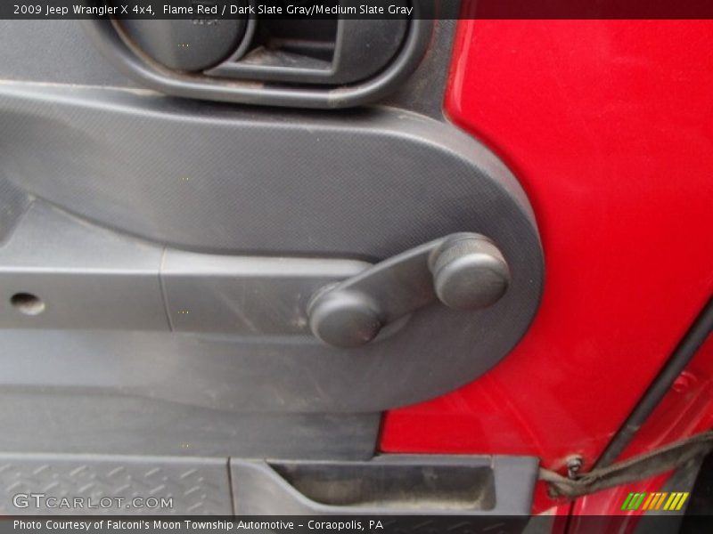 Flame Red / Dark Slate Gray/Medium Slate Gray 2009 Jeep Wrangler X 4x4