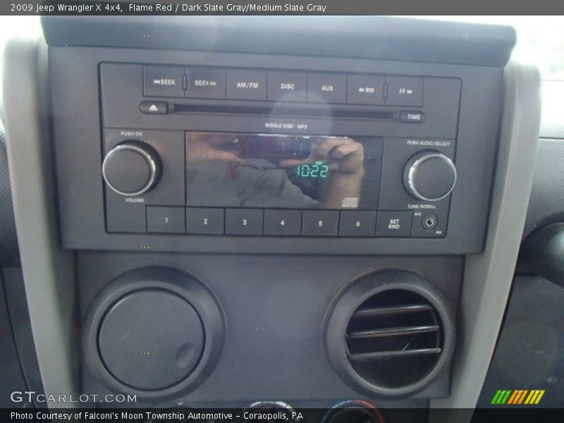 Flame Red / Dark Slate Gray/Medium Slate Gray 2009 Jeep Wrangler X 4x4