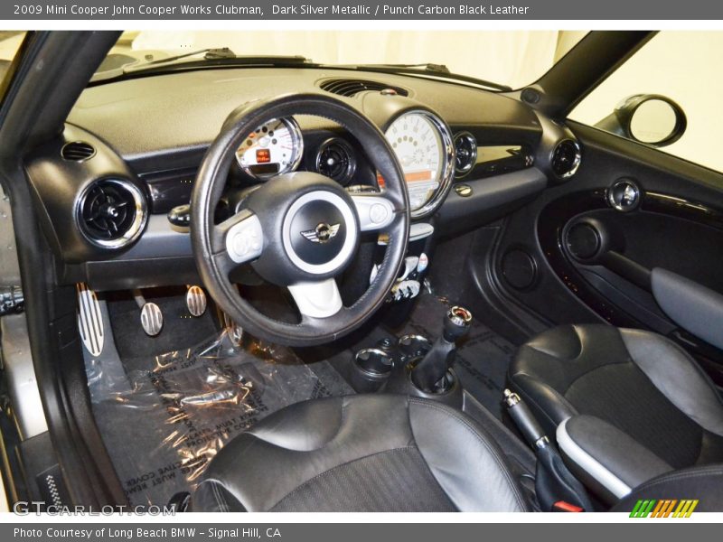 Dark Silver Metallic / Punch Carbon Black Leather 2009 Mini Cooper John Cooper Works Clubman