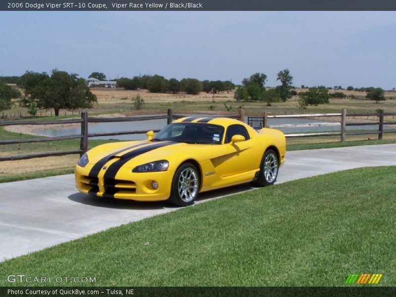 Viper Race Yellow / Black/Black 2006 Dodge Viper SRT-10 Coupe