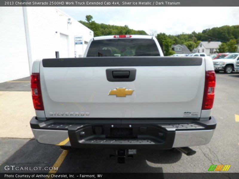 Silver Ice Metallic / Dark Titanium 2013 Chevrolet Silverado 2500HD Work Truck Extended Cab 4x4