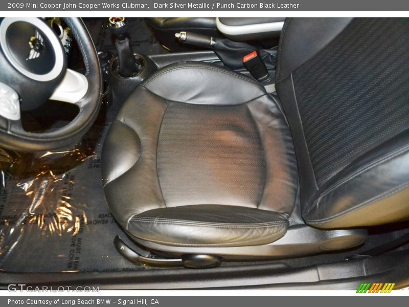 Dark Silver Metallic / Punch Carbon Black Leather 2009 Mini Cooper John Cooper Works Clubman