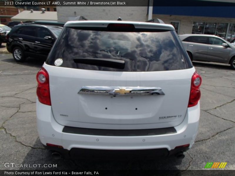 Summit White / Brownstone/Jet Black 2013 Chevrolet Equinox LT AWD