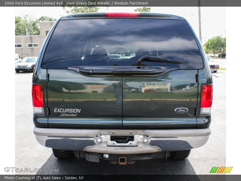 Dark Green Satin Metallic / Medium Parchment 2000 Ford Excursion Limited 4x4