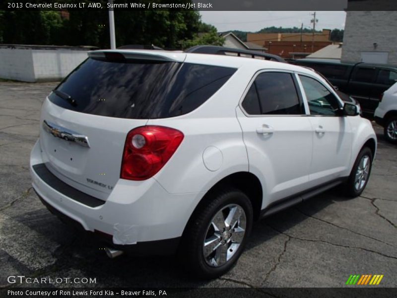 Summit White / Brownstone/Jet Black 2013 Chevrolet Equinox LT AWD
