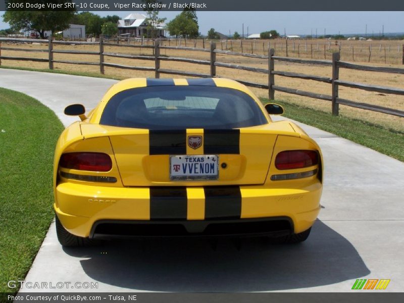 Viper Race Yellow / Black/Black 2006 Dodge Viper SRT-10 Coupe