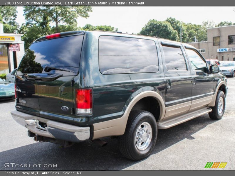 Dark Green Satin Metallic / Medium Parchment 2000 Ford Excursion Limited 4x4