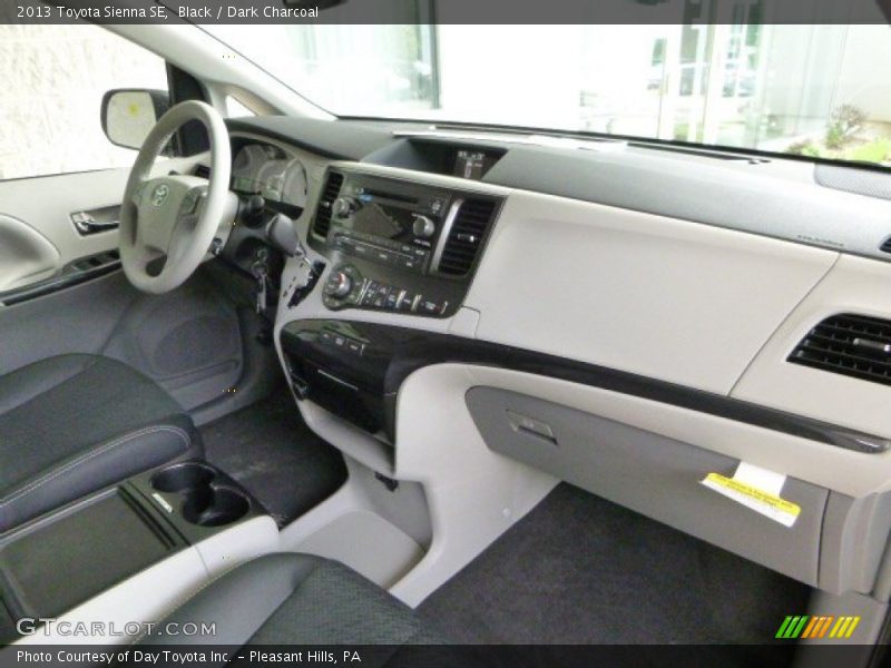 Black / Dark Charcoal 2013 Toyota Sienna SE