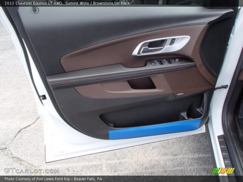Summit White / Brownstone/Jet Black 2013 Chevrolet Equinox LT AWD