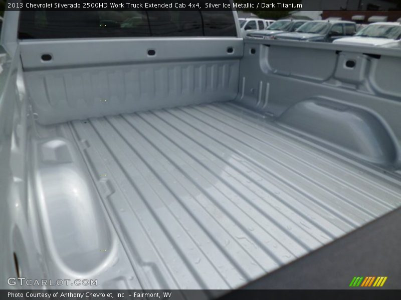 Silver Ice Metallic / Dark Titanium 2013 Chevrolet Silverado 2500HD Work Truck Extended Cab 4x4