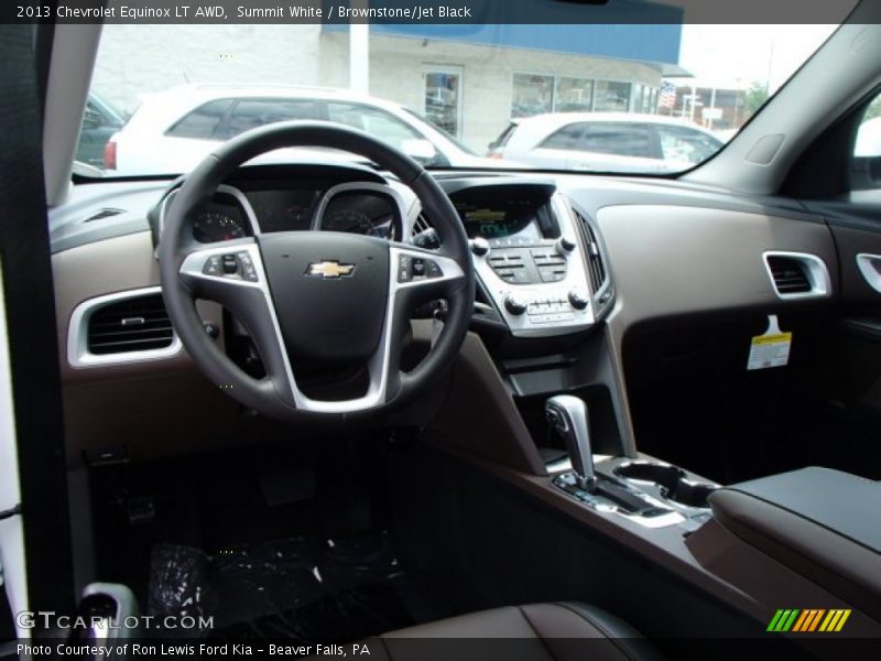 Summit White / Brownstone/Jet Black 2013 Chevrolet Equinox LT AWD