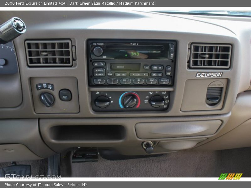 Dark Green Satin Metallic / Medium Parchment 2000 Ford Excursion Limited 4x4